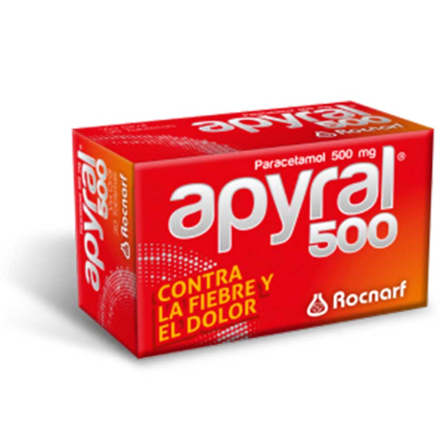 Imagen de Antiinflamatorio no esteroideo apyral 500 mg tableta x 30