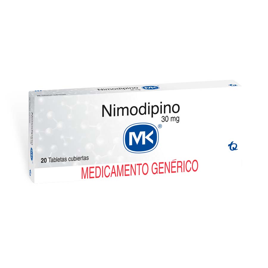 Imagen de Nimodipino 30mg tecnoquimicas - genericos tableta recubierta