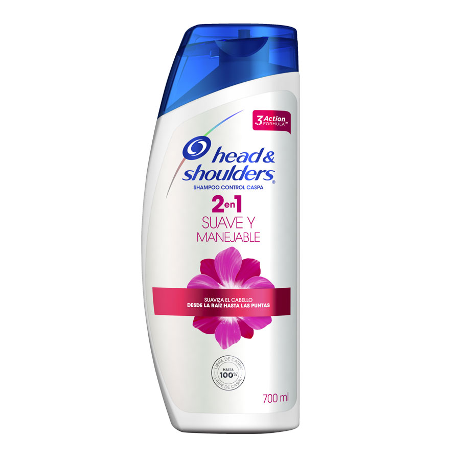 Imagen de Shampoo head&shoulders suave y manejable 2 en 1 700 ml