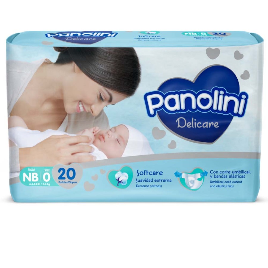 Imagen de Pañal panolini recién nacido 20 unidades