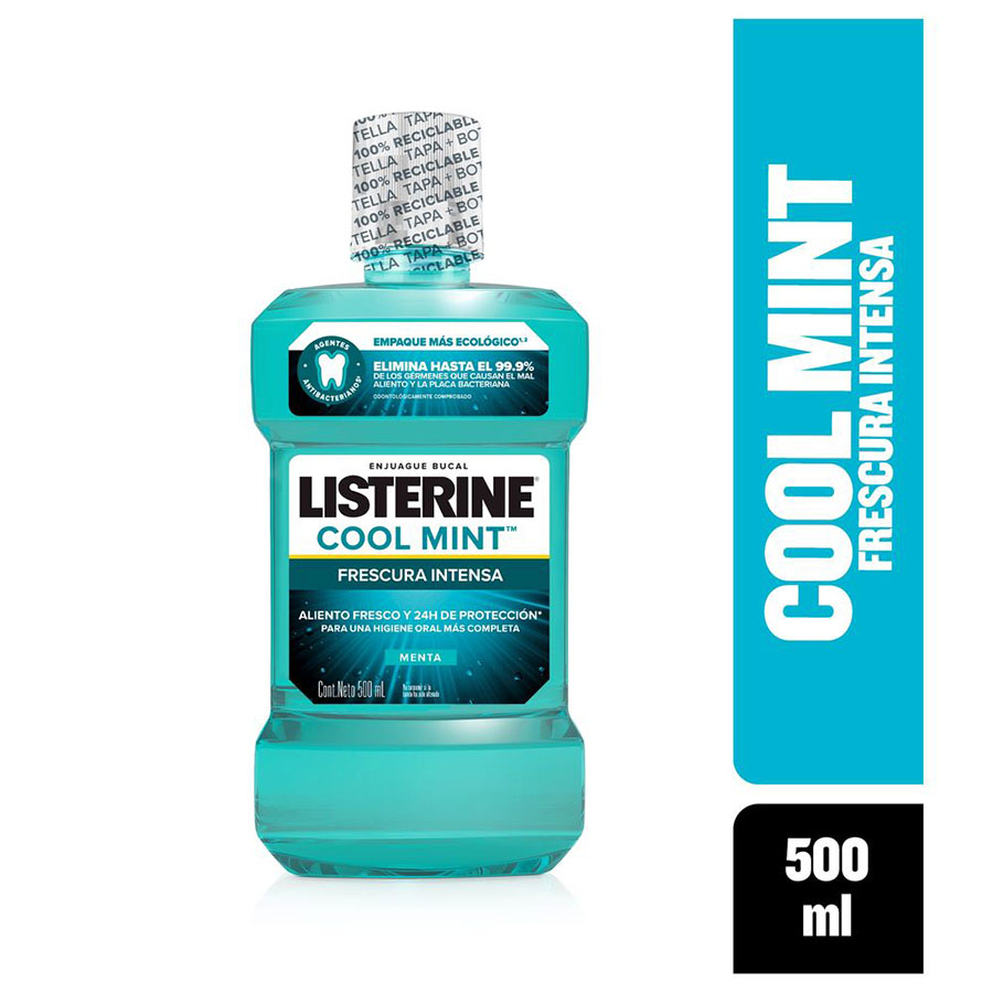 Imagen de Enjuague bucal listerine cool mint 500 ml