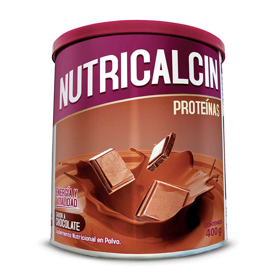 Imagen de Complemento nutricional nutricalcin proteína chocolate  en polvo chocolate 400 mg