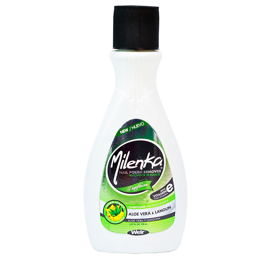 Imagen de Quitaesmalte milenka aloe vera y lanolina 100 ml