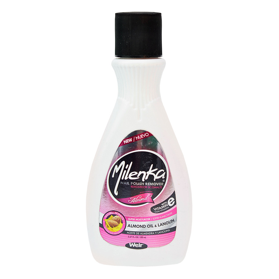 Imagen de Quitaesmalte milenka almendras y lanolina 100 ml