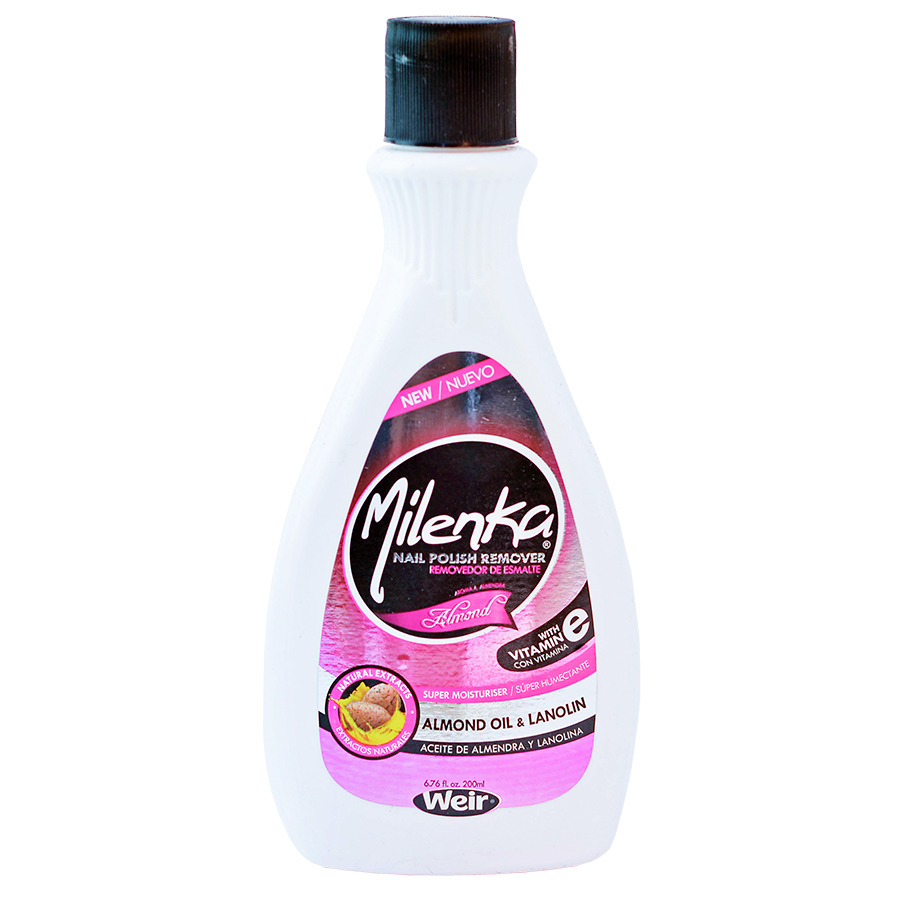 Imagen de Quitaesmalte milenka almendras y lanolina 200 ml