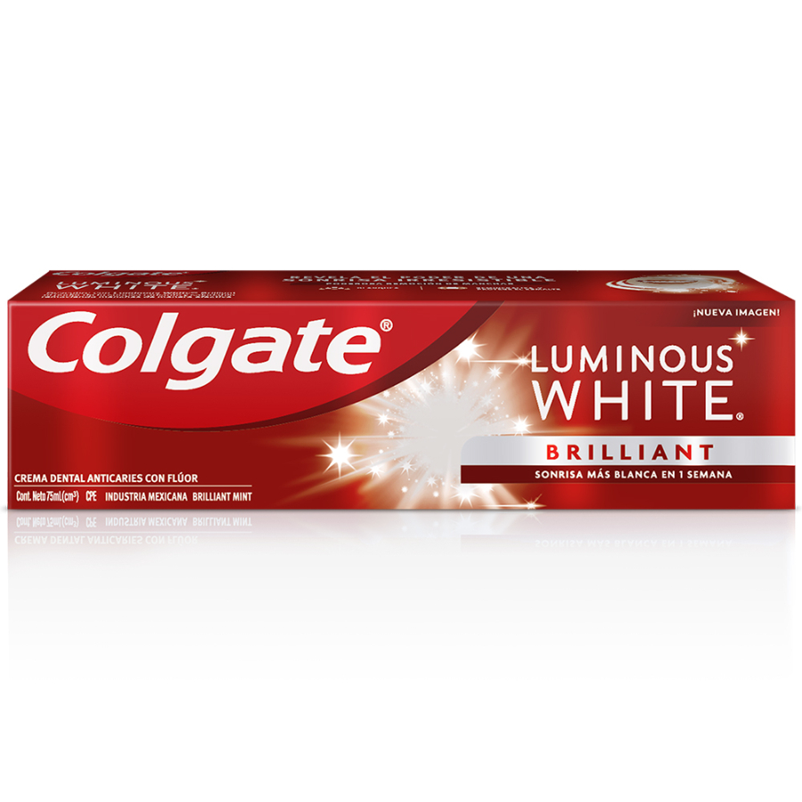Imagen de Crema dental colgate luminous white 75 ml