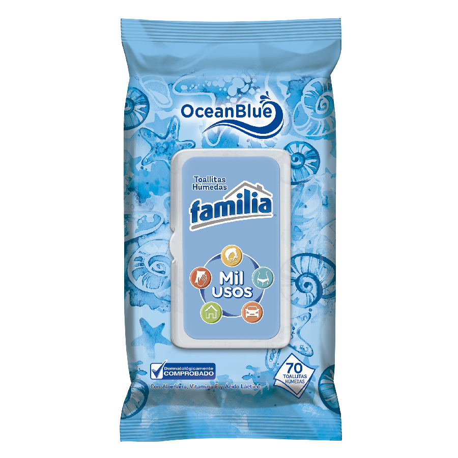 Imagen de Toallita húmeda familia 70 unidades
