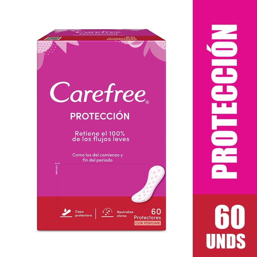 Imagen de Protectores diarios carefree 60 u