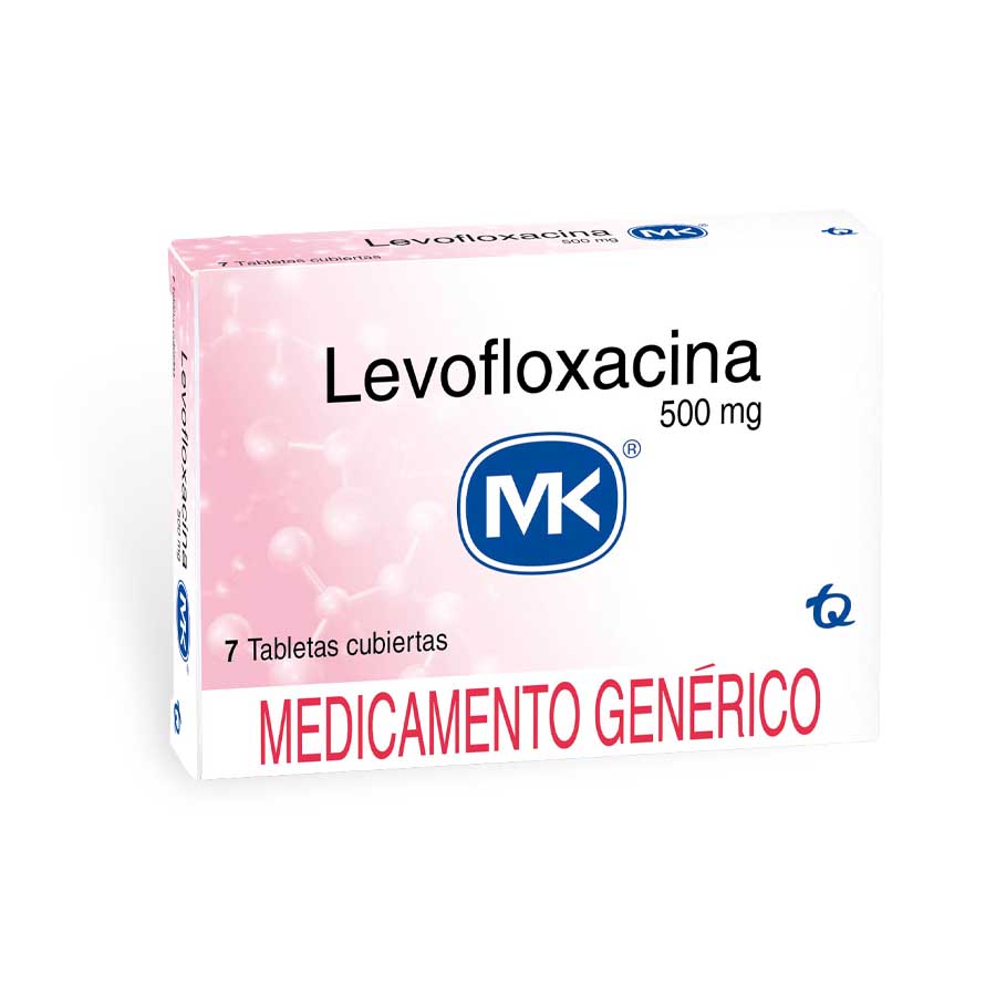 Imagen para  LEVOFLOXACINA 500 mg TECNOQUIMICAS x 7 Tableta                                                                                  de Pharmacys