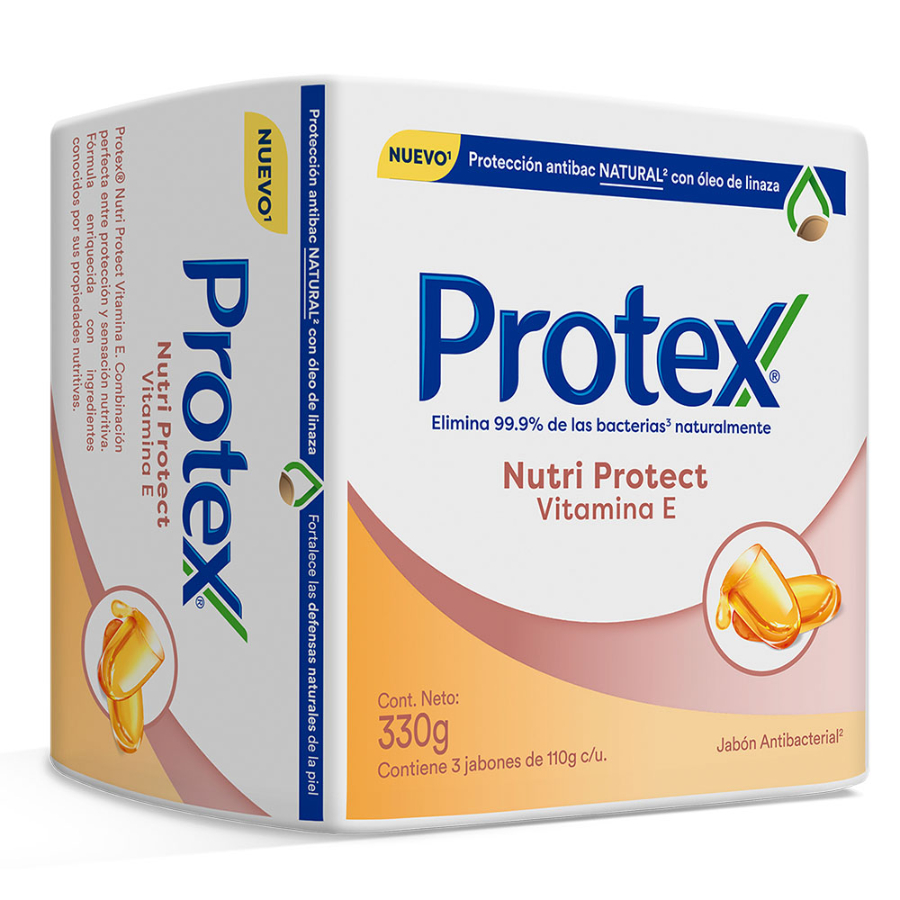 Imagen de Jabón en barra protex vitamina e 3 unidades