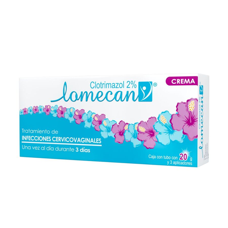 Imagen de Antimicótico vaginal lomecan en crema 20 g