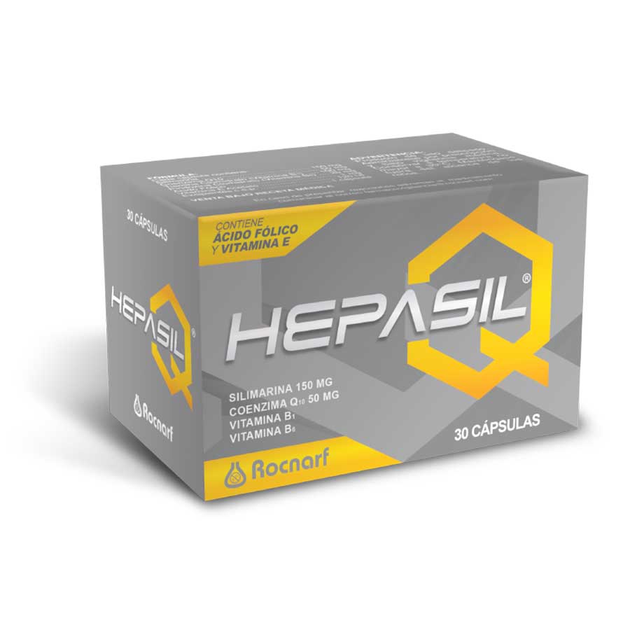 Imagen de  HEPASIL 150 mg x 50 mg ROCNARF x 30 Cápsulas