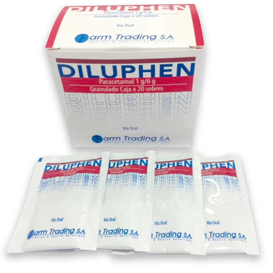 Imagen para  DILUPHEN 1 g FARMTRADING x 20 en Polvo                                                                                          de Pharmacys