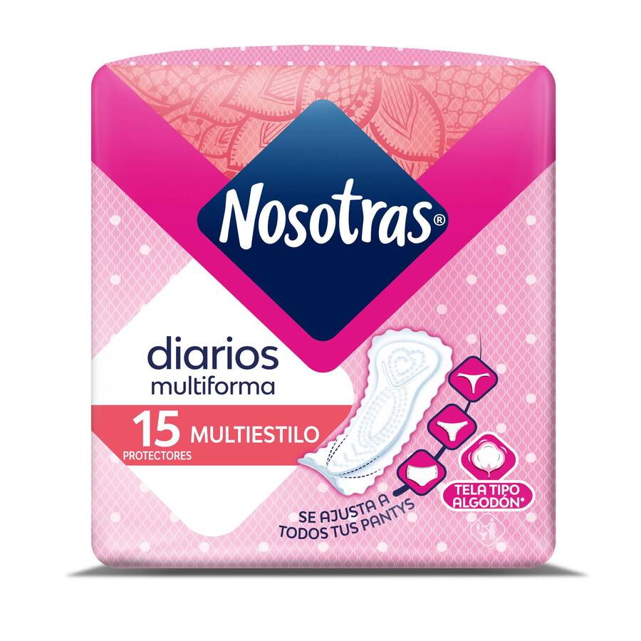 Imagen de Protectores diarios nosotras multiestilo x 15 unds