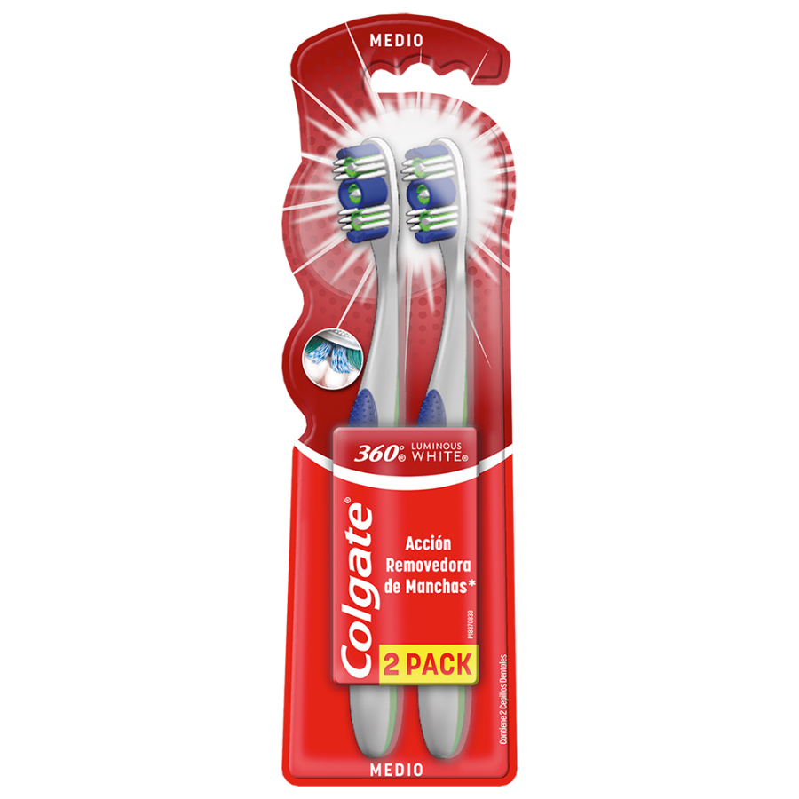 Imagen de Cepillo dental colgate 360º luminous white 2