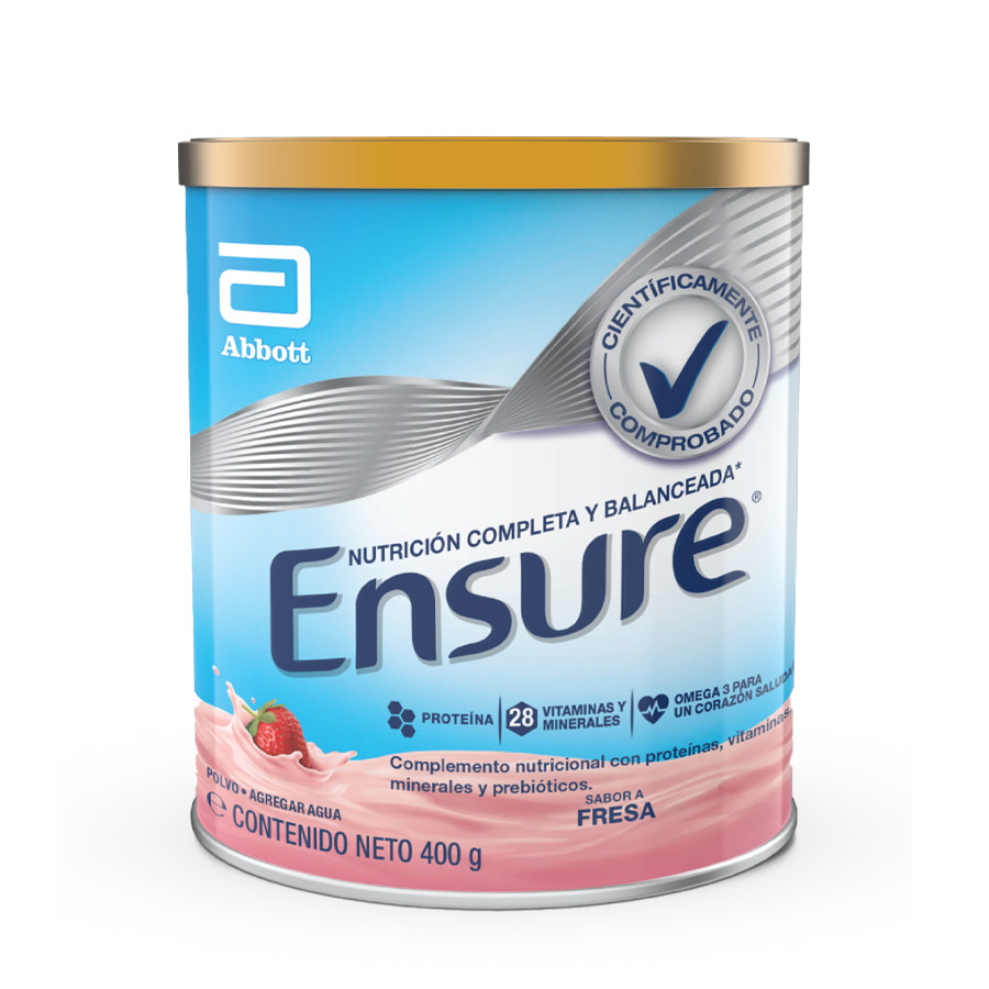 Imagen de Ensure prebiótico en polvo fresa 400 g