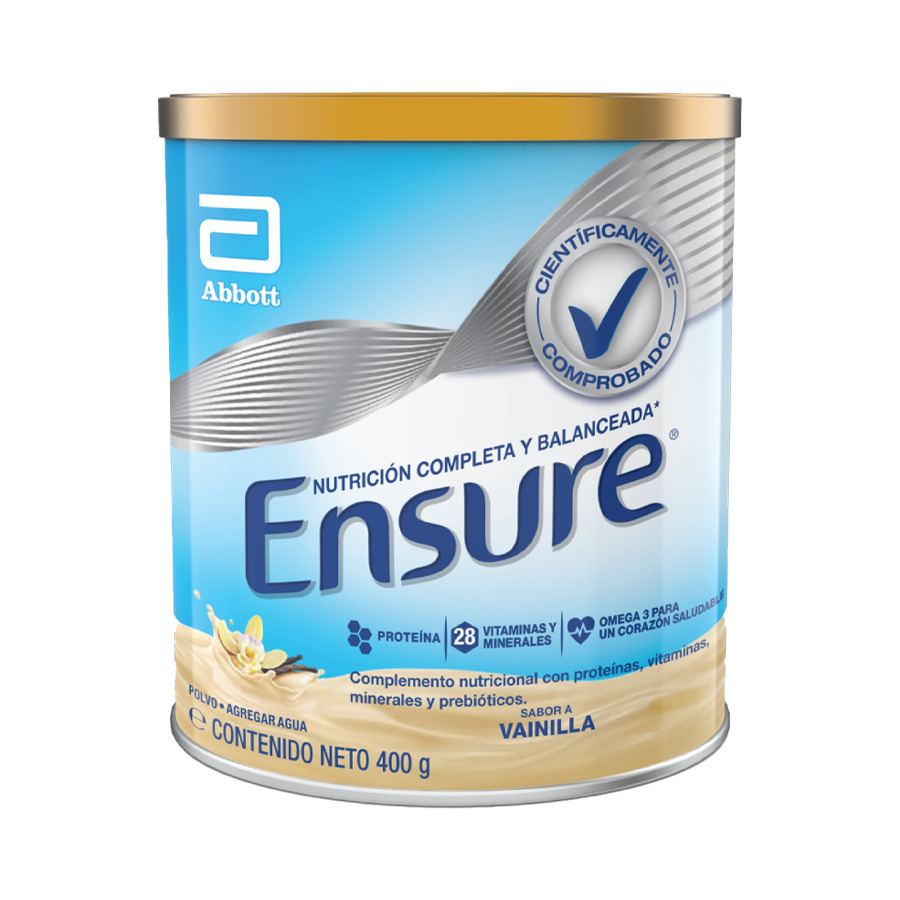 ENSURE Prebiótico Vainilla en Polvo 400 g