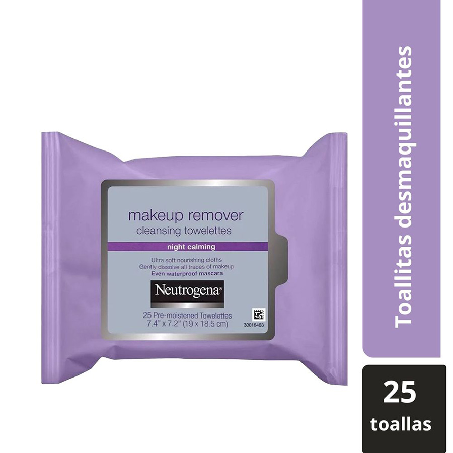 Imagen de  Toallita Desmaquillante NEUTROGENA 80138 25 U