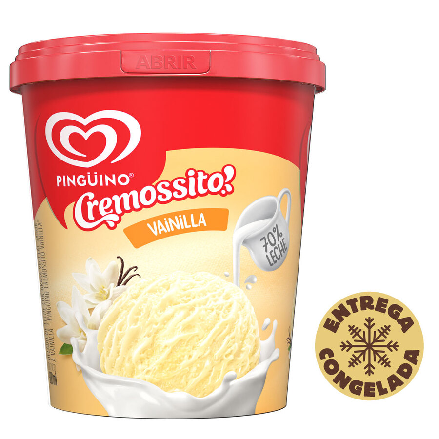 Imagen de  PINGÜINO Helado Cremossito Vainilla 900 ML 80237