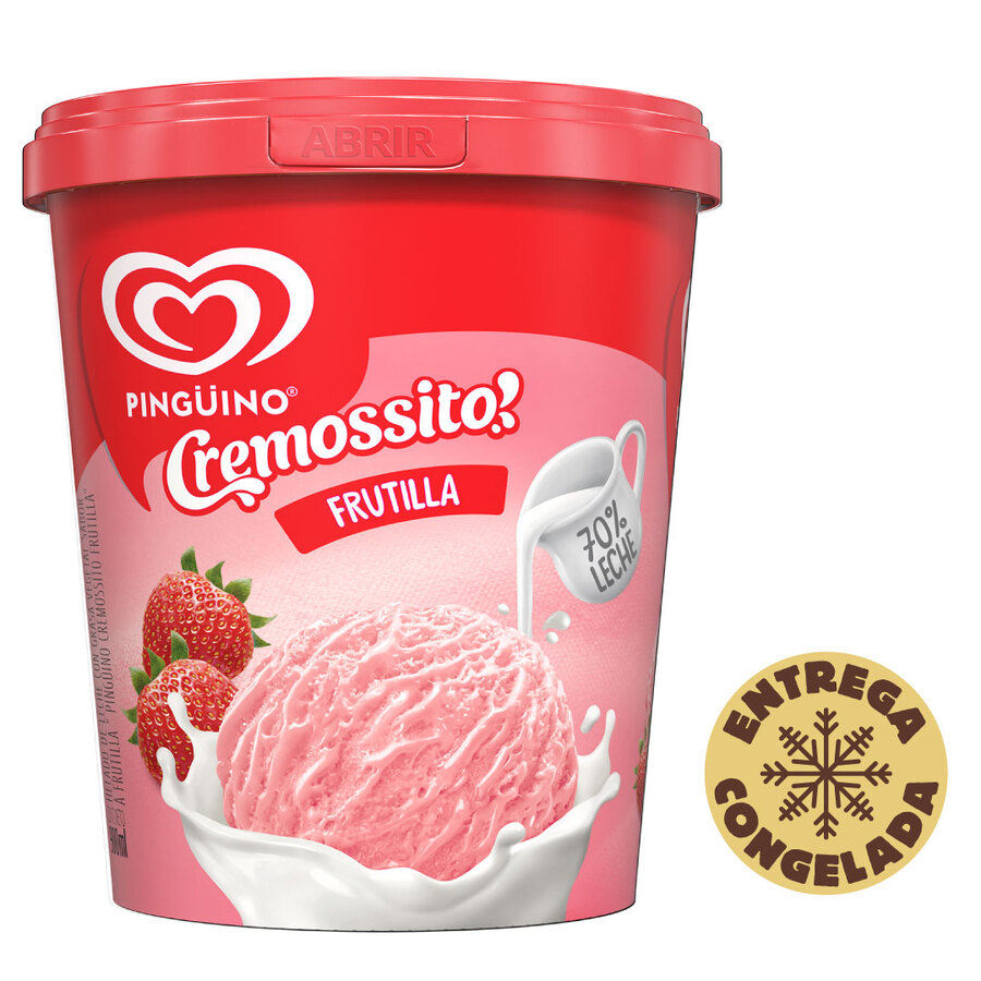 Imagen de  PINGÜINO Helado Cremossito Frutilla 900 ML 80239