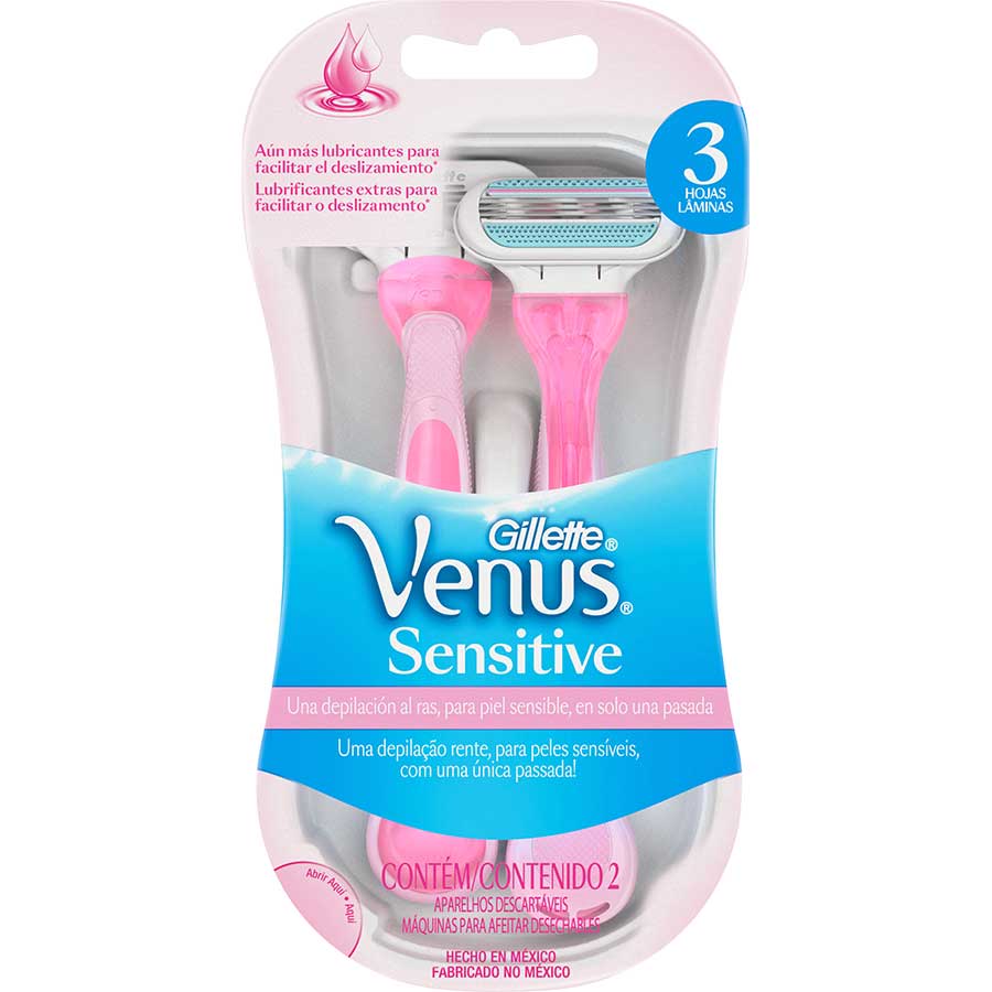 Imagen de Afeitadora desechable gillette venus sensitive 2 unidades