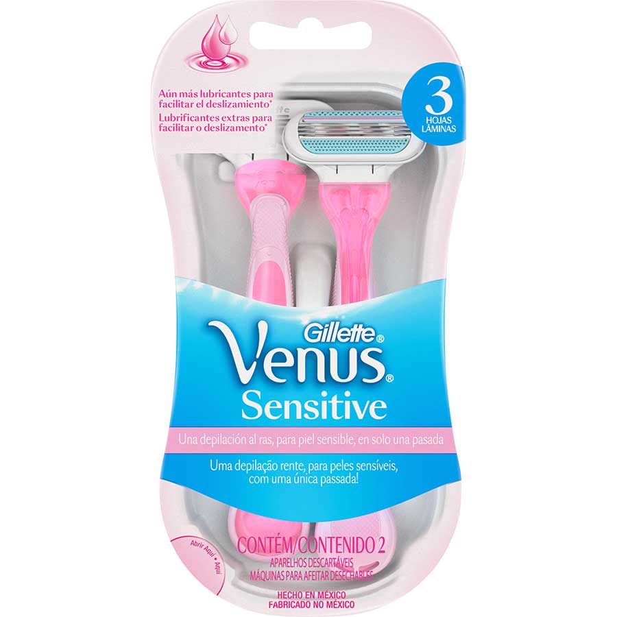 Imagen de  Afeitadora Desechable GILLETTE Venus Sensitive 80636 2 unidades