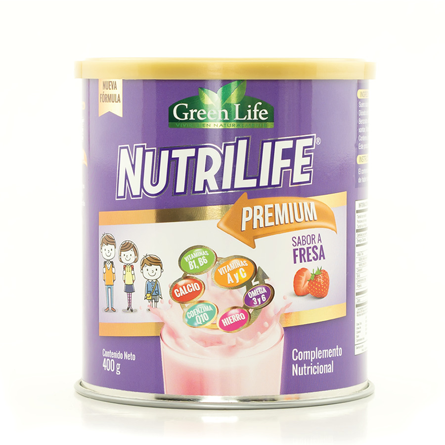 Imagen de  Complemento Nutricional NUTRILIFE Premium Fresa Polvo 80793 400 gr