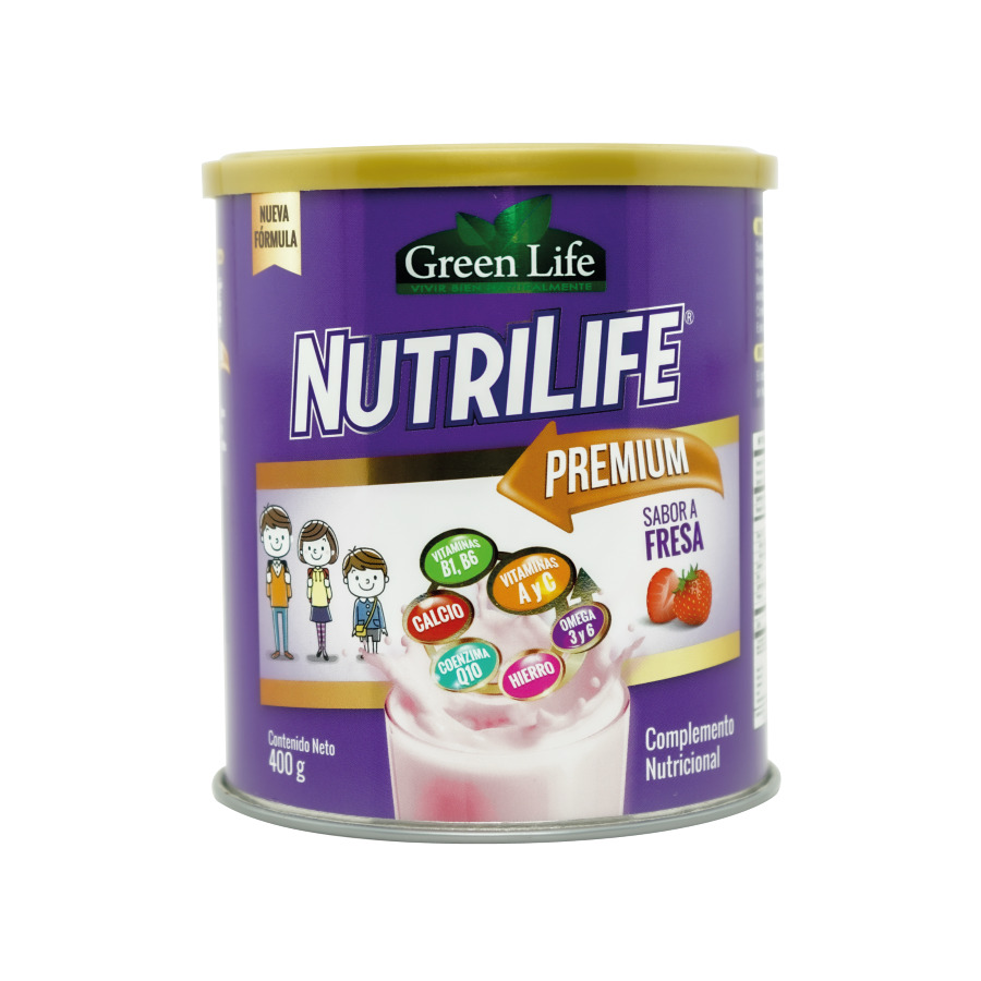 Imagen de Nutrilife premium fresa polvo 400 gr