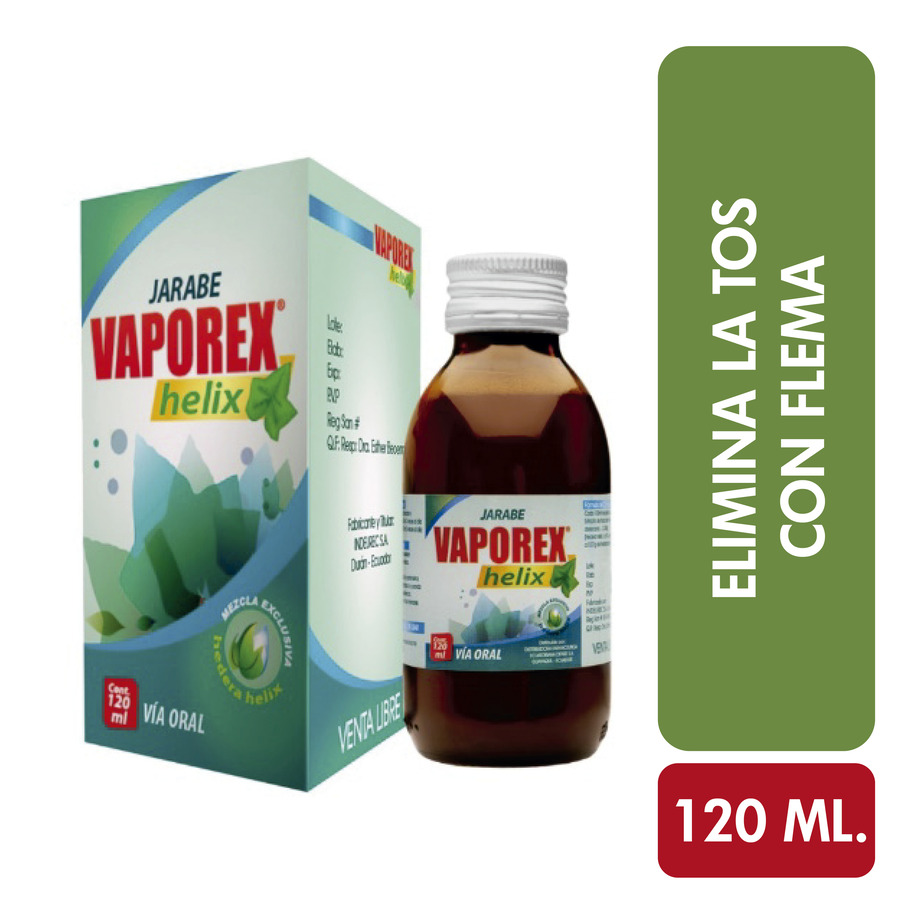 Imagen de Vaporex helix 0.07 g jarabe 120 ml
