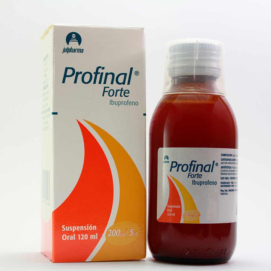 Imagen de  PROFINAL Forte 200 mg Suspensión 120 ml