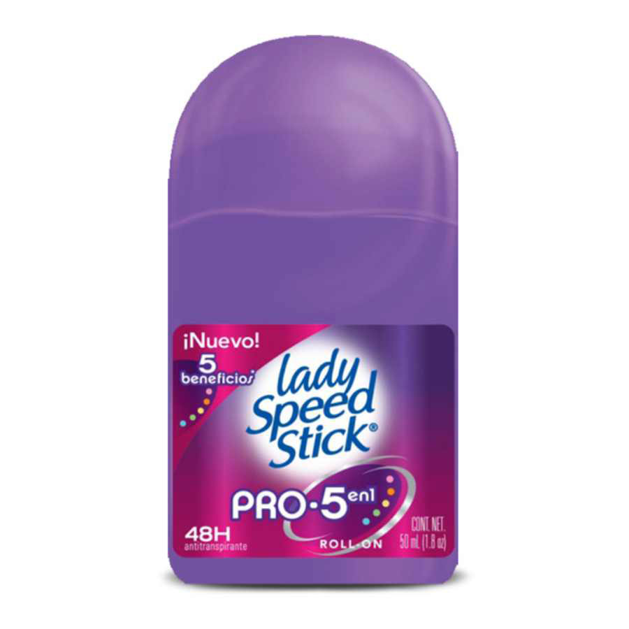 Imagen de Desodorante femenino lady speed stick pro 5 en 1 roll-on 50 ml