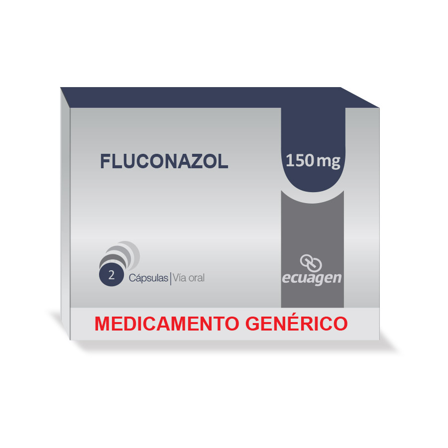 Imagen para  FLUCONAZOL 150 mg ECUAGEN x 2 Cápsulas                                                                                         de Pharmacys