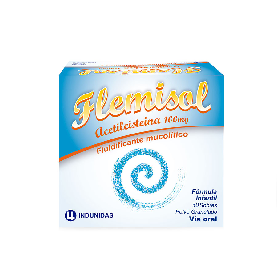 Imagen de Flemisol 100 mg polvo granulado x 30