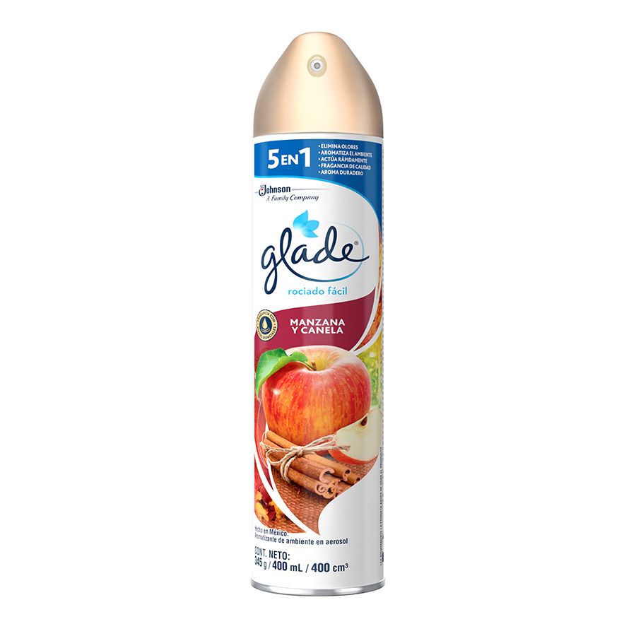 Imagen de Ambientador Glade Aerosol Manzana Canela 400 ml