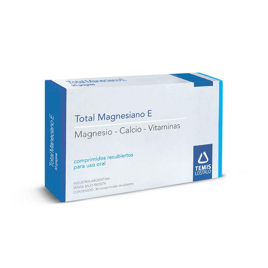 Imagen de Magnesio total magnesiano 100 mg x 100 mg x 500 mg comprimidos x 30