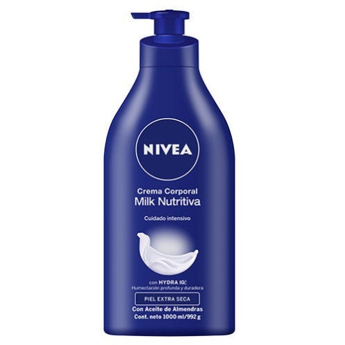 Imagen de Crema hidratante nivea body milk nutritiva  1000 ml