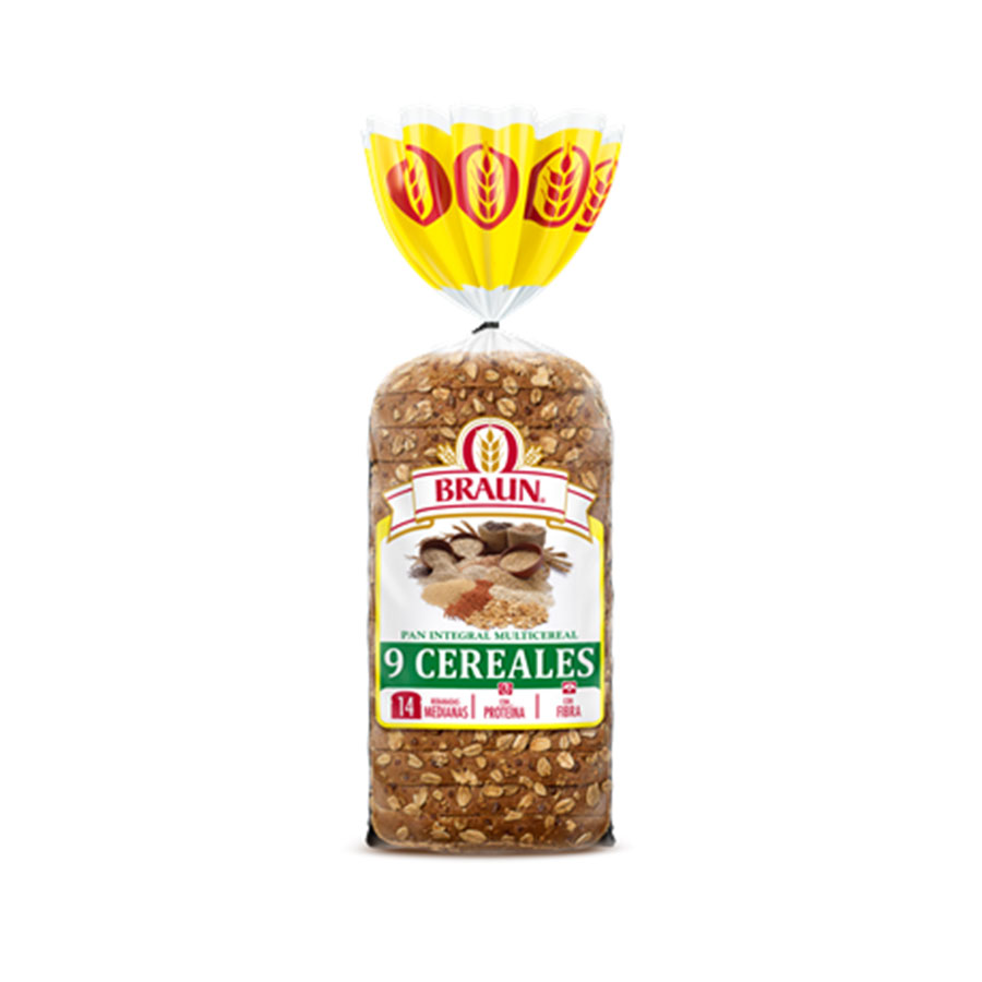 Imagen de  Pan BRAUN 9 Cereales 83470 500 g
