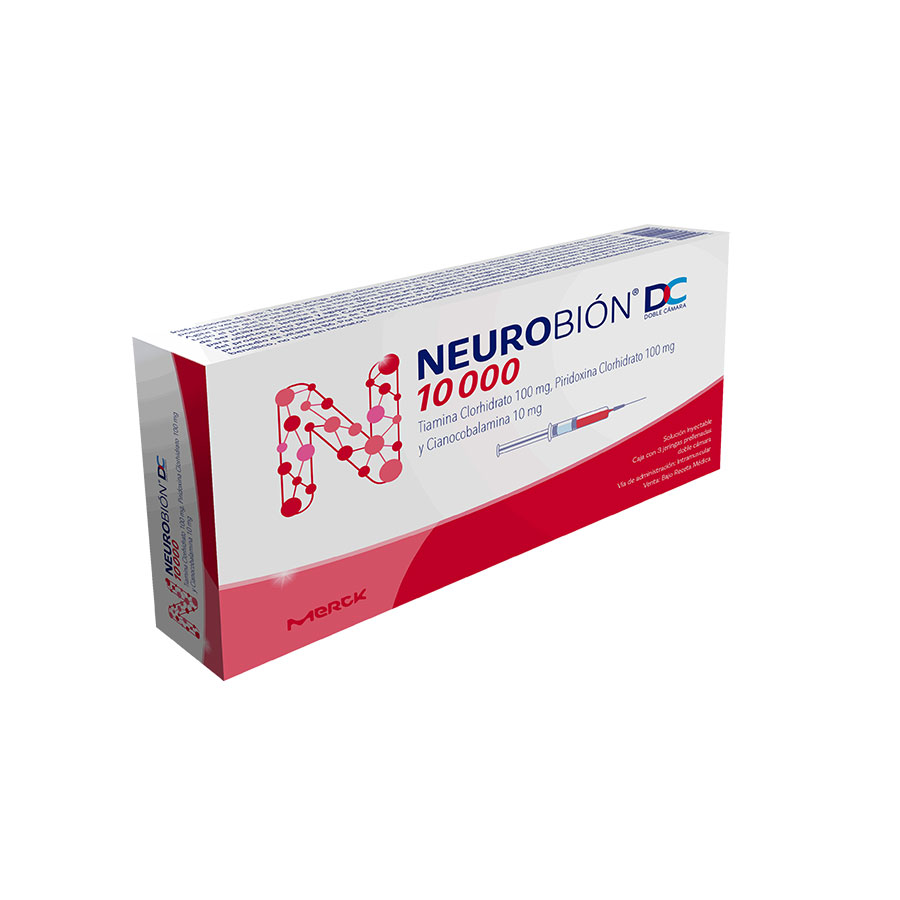 Imagen de  NEUROBION 100 mg x 100 mg x 10 mg PROCTER & GAMBLE Ampolla Inyectable