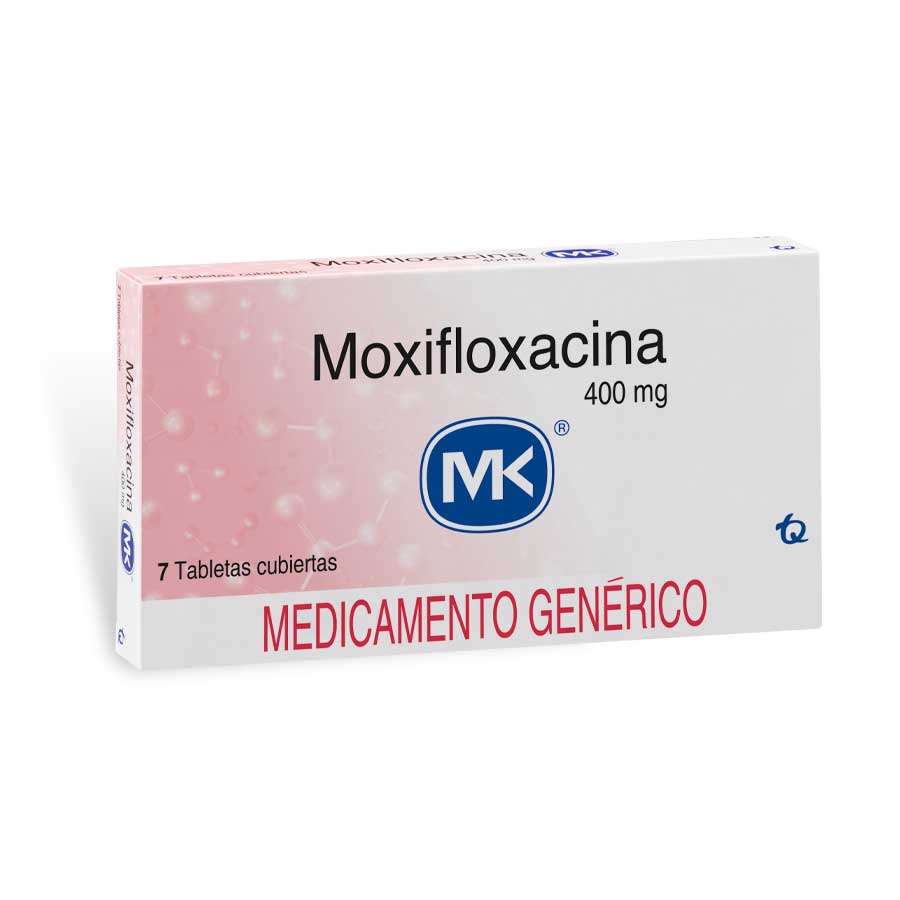 Imagen para  MOXIFLOXACINO 400 mg TECNOQUIMICAS x 7 Tableta                                                                                  de Pharmacys