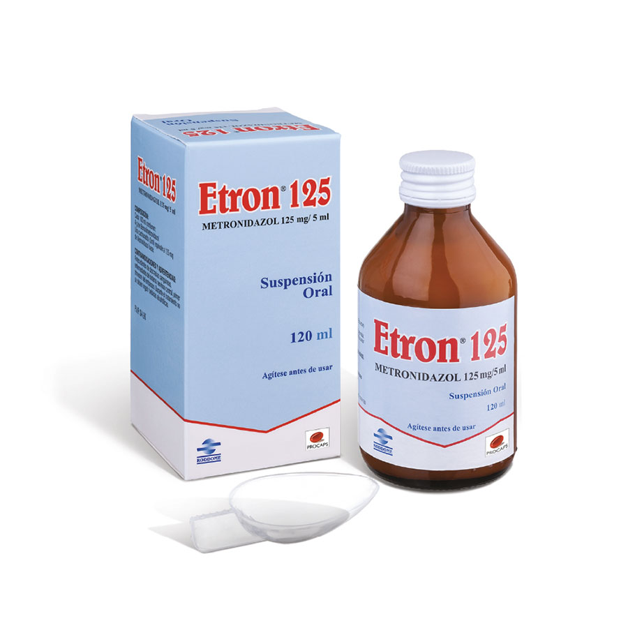 Imagen de  ETRON 125 mg/5 ml RODDOME Suspensión Mandarina