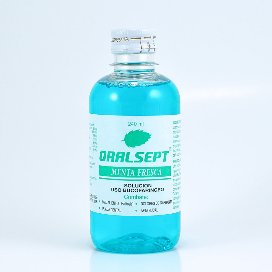 Imagen de Oralsept solución menta 240 ml