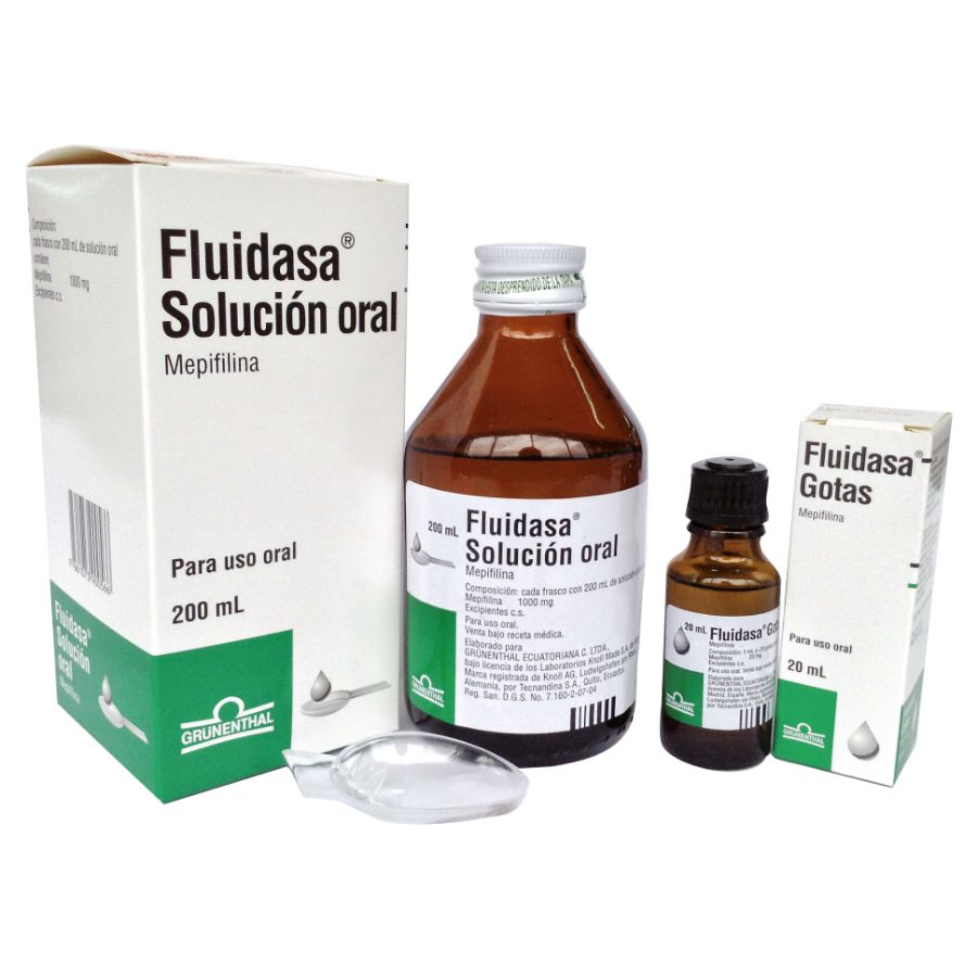 Imagen de  FLUIDASA 200 mg GRUNENTHAL en Gotas