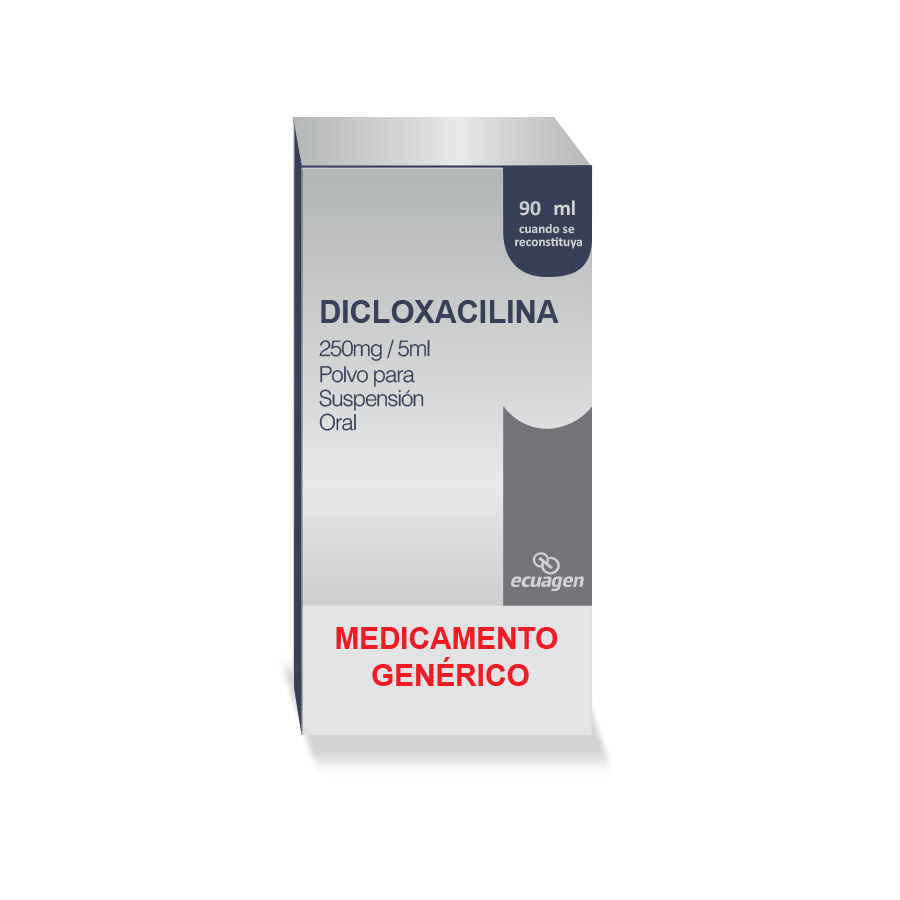 Imagen de Dicloxacilina 250mg/5ml Dyvenpro Ecuagen Suspensión