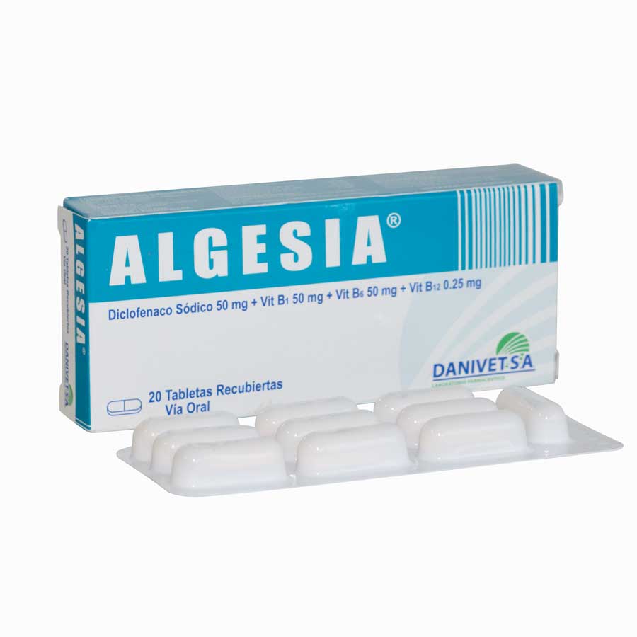 Imagen de Algesia 50mg danivet tabletas recubiertas