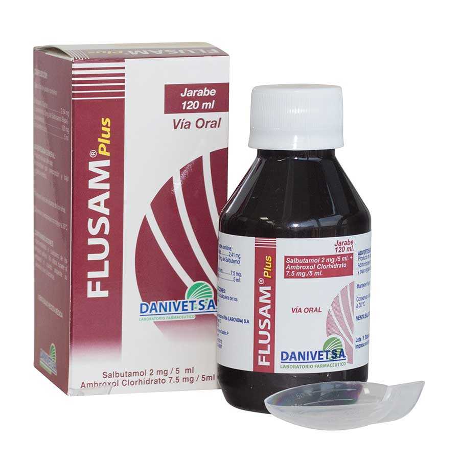 Imagen de Flusan 2.41 mg x 7.50 mg jarabe 120 ml