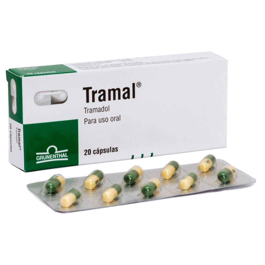 Imagen de  TRAMAL 50 mg GRUNENTHAL x 20 Cápsulas