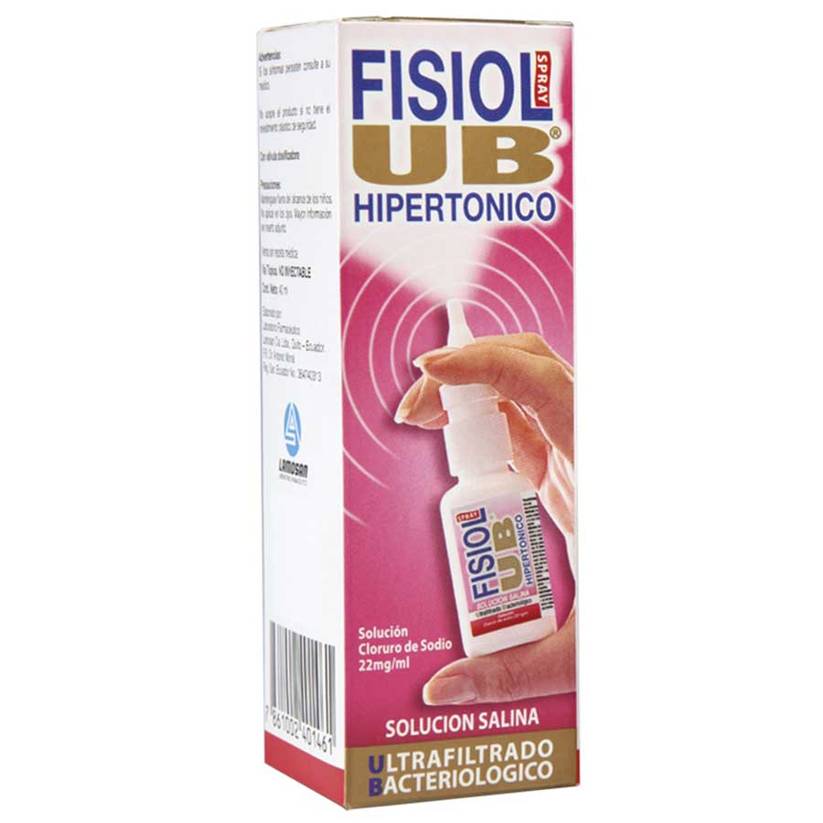 Imagen de Solución salina fisiol 0,22 % spray 40 ml