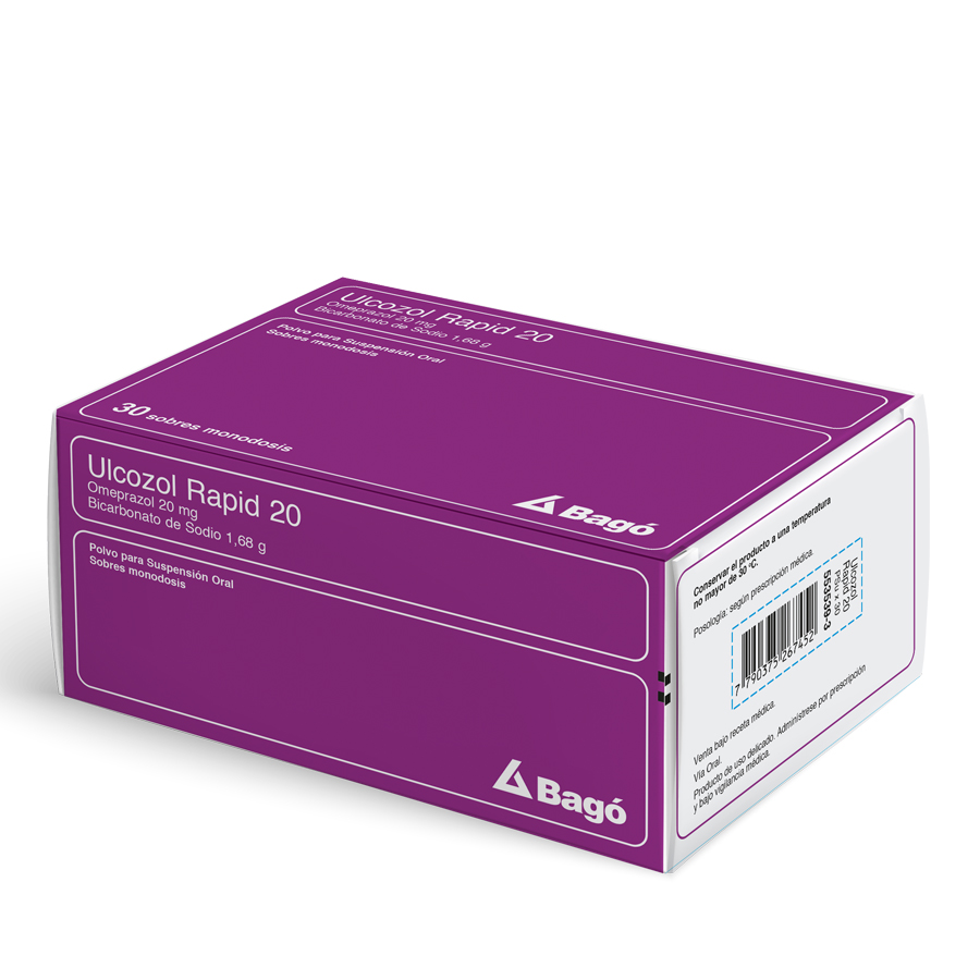 Imagen para Ulcozol 20/1680mg quifatex dist bago                                                                                             de Pharmacys