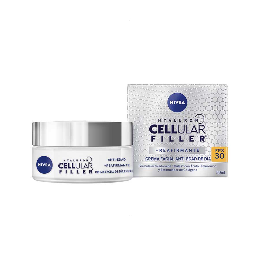 Imagen de Crema antiarrugas nivea cellular filler anti-age cuidado de día fps 30 50 ml