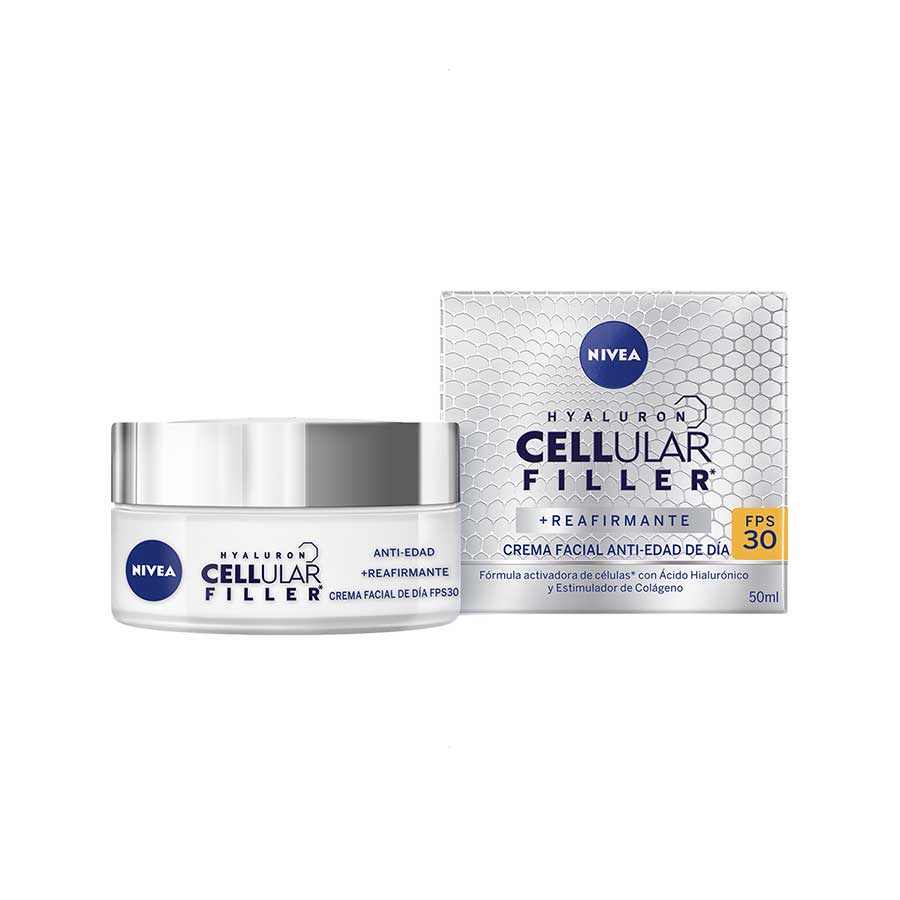 Imagen de  Crema Antiarrugas NIVEA Cellular Filler Anti-Age Cuidado de Día 87841 FPS 30 50 ml